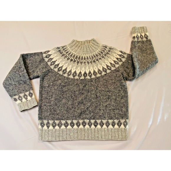 VTG Women's Petite Small Polo Ralph Lauren Fair Isle Wool Alpaca Blend Sweater - Picture 1 of 5